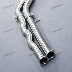 Stainless Steel 65mm Equal Length Mid Pipe Exhaust for BMW M3 M4 F80 F82 F83 S55 3.0T 2014-2019 - Product Image 6