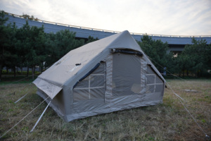 Carpa Inflable Oxford Negra de 3x4m con Revestimiento, con Salida para Estufa, Puertas Dobles y Ventanas en el Techo, Precio de Fábrica - Product Image 6