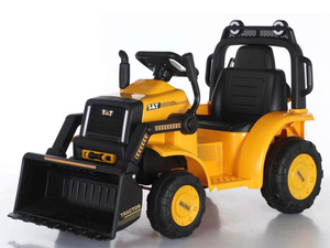 Escavatore Elettrico Cavalcabile per Bambini 3-8 Anni, <span class=keywords><strong>Auto</strong></span> Telecomandata con Benna e Rimorchio, Alimentata a Batteria, 4 Ruote, Giocattolo per Bambini - Product Image 2