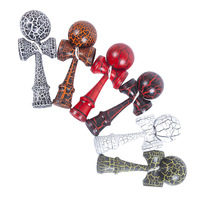 Vente en gros de jouets japonais personnalisés Kendama en bois, épée pour adultes et enfants, balle de compétition pour sports de plein air, jouet œil-main