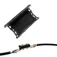 Boîte de jonction étanche sous-marine, boîte de protection de connecteur de câbles remplie de gel, fermeture de joint en gel réentrantable, IP69K