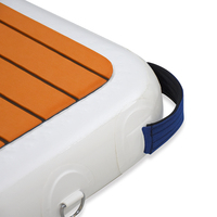 Matelas gonflable Drop Stitch à structure stable, idéal pour le camping, la natation et la détente aquatique en extérieur – Vente Flash