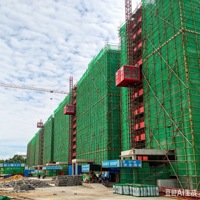 Plateforme élévatrice électrique de construction SC100U fiable avec moteur breveté de 1 tonne, faible coût d'entretien