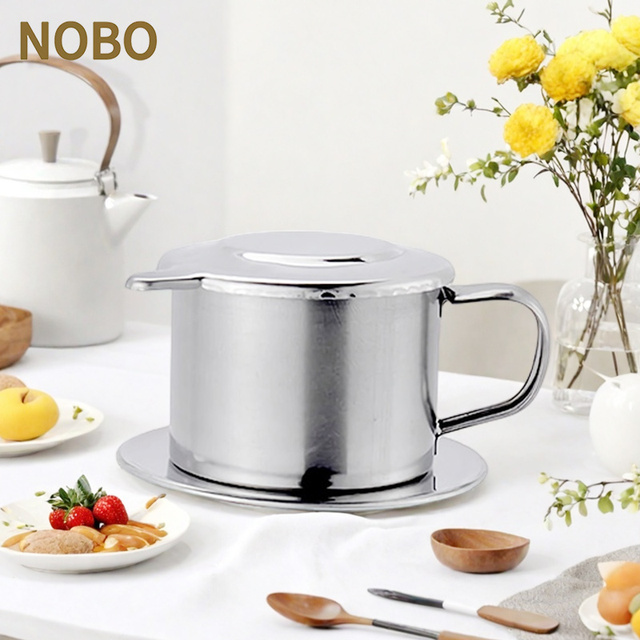 Vietnamese-style Drip Stainless Steel Filter Coffee Drip Pot Filter Coffee and Tea Tools Vietnam Coffee Filter