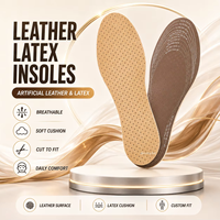 Semelles ultra-fines en latex de carbone perforées et respirantes pour chaussures de ville – Confort optimal pour le travail