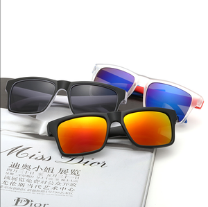 <span class=keywords><strong>Lunettes</strong></span> <span class=keywords><strong>de</strong></span> <span class=keywords><strong>soleil</strong></span> polarisées carrées à monture intégrale unisexes <span class=keywords><strong>de</strong></span> marque <span class=keywords><strong>de</strong></span> créateur, 21 couleurs personnalisées, tendance, promotionnelles, sportives, miroir, 2022 - Product Image 5