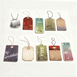 Factory Custom Art Paper Clothing Tag with Free Design Digital Printing Label for Garment Gift Packaging - Product Image 1