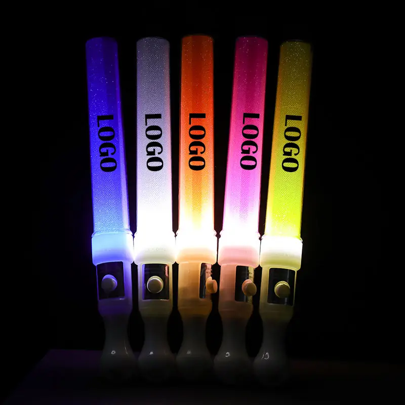 Hannuo Wholesale Custom Logo Colorful Led Glow Sticks Bulk Party Supplies Fishing Glow Stick for Kids Toy