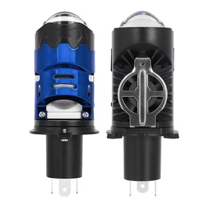 Bestverkochte T18 Through-hole <span class=keywords><strong>H4</strong></span> <span class=keywords><strong>Dual</strong></span>-lens 120W 12V 6000K motorfiets koplamp gemengde driekleurige upgrade LED auto - Product Image 3