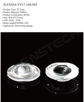 5050 lentille tv 17mm rétro-éclairage led diffuseur lentille de lumière 5630 5730