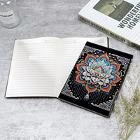 Carnet de notes en cuir souple pour bricolage, peinture d'art diamantée, mosaïque, motif mandala