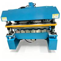 Ligne de production de tuiles de toiture en argile à double couche avec commande PLC entièrement automatique, machine à fabriquer des tuiles de toiture en argile