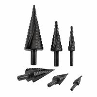 Jeu de forets étagés industriels en acier rapide (4-20 mm) - pour le perçage de l'acier inoxydable et de la tôle (Approvisionnement en vrac)