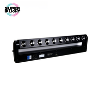 Barre de lumière matricielle mobile DMX 512 RDM en aluminium 10x40W RGBW (10 pièces) pour soirées disco