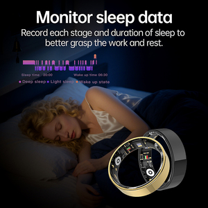 Anillos de Acero Inoxidable RC20 de <span class=keywords><strong>8</strong></span> mm de Ancho, Anillo Inteligente para el Cuidado de la Salud, Monitor de Sueño, Frecuencia Cardíaca y Presión Arterial, Anillo de Moda para el Dedo - Product Image 6