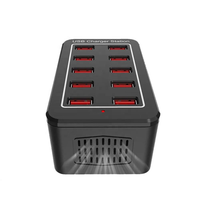 2026 meilleure vente 100W 10 ports USB chargeur de bureau Station téléphone intelligent charge électrique 10 ports USB chargeur pour téléphone 17 16