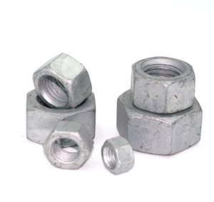 Écrous galvanisés à chaud, <span class=keywords><strong>prix</strong></span> usine, DIN 934, écrous hexagonaux en acier au carbone <span class=keywords><strong>M2</strong></span>-M12, zingués, polis, autobloquants, classe 4.8 6.8 - Product Image 2