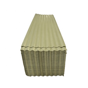 Tôle de toiture ondulée de calibre 28, tôle de toiture en acier ondulé de calibre 12, tôle de toiture ondulée en acier galvanisé de 22 pieds et 0,5 mm d'épaisseur - Product Image 1