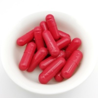 Capsule vide végétale rouge HPMC Taille 0 Statut Séparé
