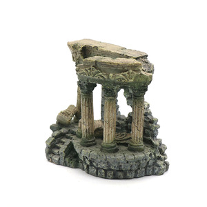 Hars Romeinse Kolom <span class=keywords><strong>Aquarium</strong></span> Decoraties Voor <span class=keywords><strong>Aquarium</strong></span>, <span class=keywords><strong>Aquarium</strong></span> Ornament Aquatische Grotten Verbergen Hut - Product Image 3
