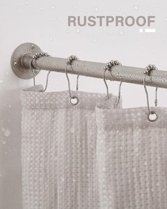 <span class=keywords><strong>Tringle</strong></span> de douche d'angle, nickel brossé, 39-69 x 55-85 pouces, <span class=keywords><strong>tringle</strong></span> de douche en forme de L réglable, sans affaissement, <span class=keywords><strong>tringle</strong></span> de douche incurvée à 90 degrés - Product Image 5