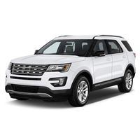 Chrome argent tout noir calandre supérieure pare-chocs grille maille pour Ford Explorer 2016 2017 2018 remplacement
