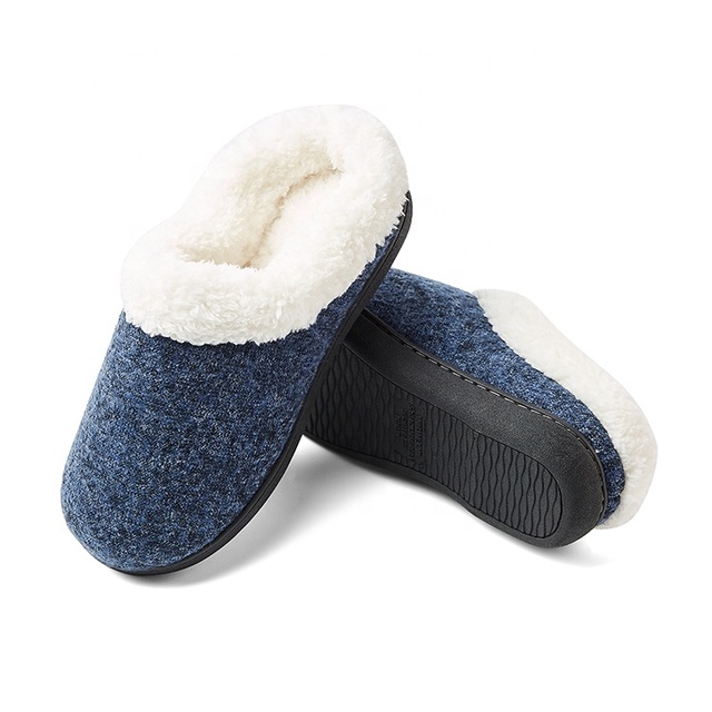 Warm House Shoes Indoor Use Women's Indoor Bedroom Slipper with Memory Foam