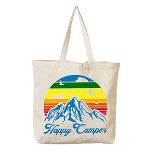 Sac fourre-tout en toile de coton personnalisé, imprimé, écologique, recyclable, réutilisable, avec bandoulière, pour femme, vente en gros, marque ODM - Product Image 1