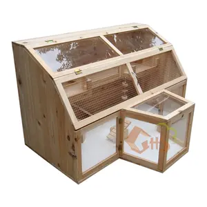 Rodent Cage Carton Box Chinese Fir Natural Wood wood Hamster Cage