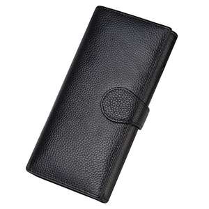 <span class=keywords><strong>Portafoglio</strong></span> Lungo da <span class=keywords><strong>Donna</strong></span> in <span class=keywords><strong>Pelle</strong></span> di Lusso, Pochette da Viaggio Trifold con Blocco RFID - Product Image 2