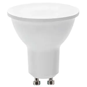 Lampadina LED GU10 10W luce bianca 6500K - efficienza energetica, lunga durata, ideale per illuminare spazi domestici e - Product Image 1