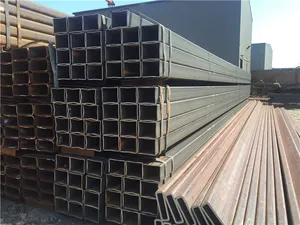 Tianjin melhor preço 20*20mm-400*400mm estrutura de aço quadrado e tubo de aço retangular seção oca