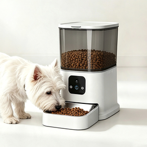 Pet Feeder Automatic Distributeur Automatique Smart Pet Feeder Pet Automatic Feeder Anti-overflow Feeding Outlet - Product Image 1
