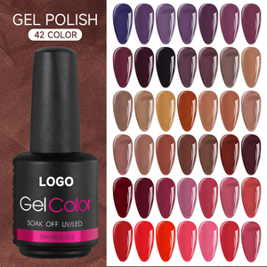 เจลทาเล็บหลายเฉดสี 15 มล. วีแกน ลอกออกได้ ติดทนนาน เงางาม  มีสีให้เลือกตามสั่ง - Product Image 1