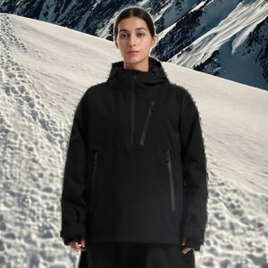 Custom Logo Printed Zipper OEM Wholesale Women's <b>Pink</b> Hooded Windproof 20k Insulated Shell Winter Snow Waterproof <b>Ski</b> <b>Jacket</b> - Product Image 2