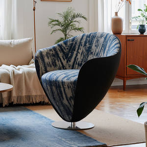 Sillón individual de lujo de estilo italiano, giratorio, de diseño, minimalista, moderno, para el hogar, dormitorio, <span class=keywords><strong>maquillaje</strong></span> - Product Image 1