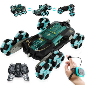 6WD main geste détection contrôle cascadeur RC voiture RC 2.4Ghz Rechargeable double <span class=keywords><strong>télécommande</strong></span> cascadeur dérive flips voiture - Product Image 1