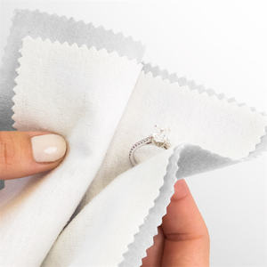 Özel OEM marka mikrofiber takı parlatma bezi için gümüş temizlik ve altın gümüş platin takı - Product Image 3