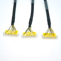 Câble LVDS FX15S-51P-C vers JAE FI-X30HL, faisceau de câbles micro-coaxiaux blindés pour écran d'affichage industriel
