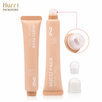 Tube souple rose vide personnalisé D19 de 10 ml pour emballage de crème pour les yeux, huile à lèvres, gloss, tubes souples pour emballage cosmétique