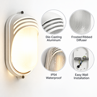Applique murale LED E27 à bas prix, luminaire mural pour plafond intérieur/extérieur, IP54