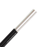 Câble Plat à Fibre Optique SURELINK 2, 4 ou 12 Cœurs FTTH, Monomode Aérien G652D GYFXTBY Certifié CE