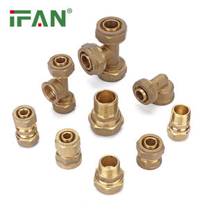 Matériel de plomberie IFAN 1/2 "3/4" 1 "Raccords PEX a Raccords de tuyauterie en laiton Raccords à compression - Product Image 2