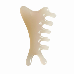 Outil de massage Gua Sha en résine, peigne pour le cuir chevelu, outil pour le visage - Product Image 4