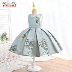 Yoliyolei-<span class=keywords><strong>robe</strong></span> <span class=keywords><strong>de</strong></span> soirée princesse pour fille, tenue <span class=keywords><strong>de</strong></span> bal, motif floral, broderie Tutu, <span class=keywords><strong>robe</strong></span> Lehenga - Product Image 2
