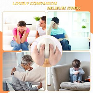 Jouets sensoriels extensibles en forme de dumpling avec boîte, jouet anti-stress mignon et kawaii pour le bureau, doux et durable - Product Image 3