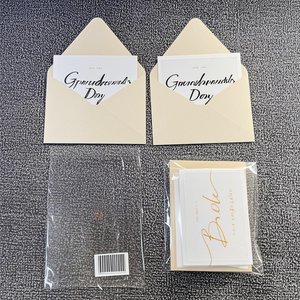 <span class=keywords><strong>Service</strong></span> de conception haut de gamme pour les clients américains Cartes de remerciement de mariage de luxe - Product Image 6