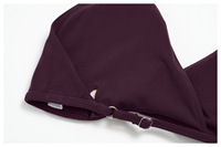Soutien-gorge de sport côtelé pour femme, col halter en V torsadé, avec coussinets amovibles, idéal pour la gym, l'entraînement et le fitness