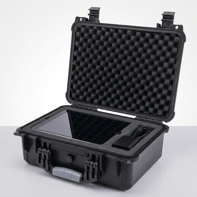 IP67 Waterproof Shockproof Dustproof Lightweight Plastic Case with Double Secure Snap Lock and 23.4L Capacity Model 5018