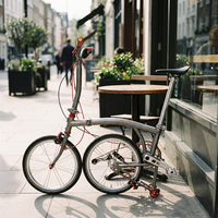 Vélo pliant en titane, vélo pliant à trois plis